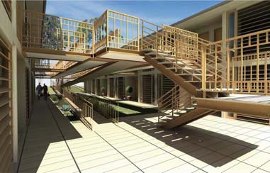 tectainer Homes - Cut away of site units
